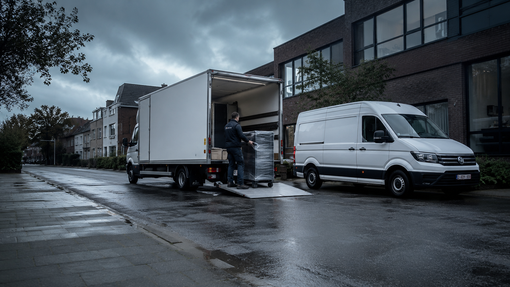 Gecontroleerde flow.
Transport, voorbereiding, opslag en uitvoering worden op elkaar afgestemd.